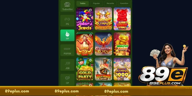 Popular 89E Slots gaming rooms worth choosing