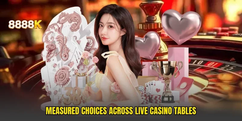 Measured choices across live casino tables